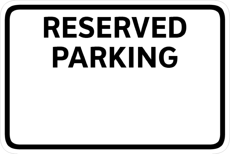 Parking and Regulation Signs 9x12